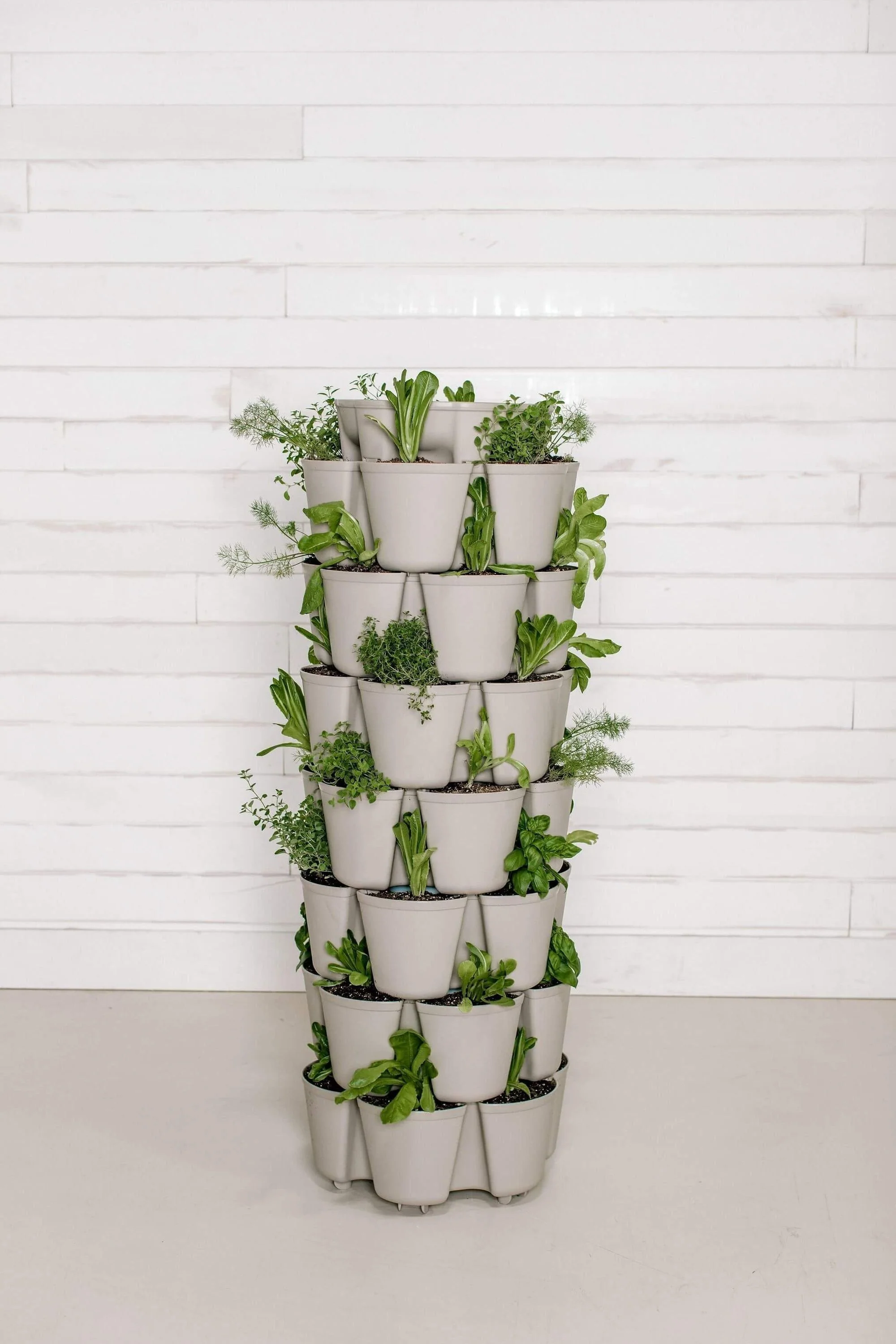 7 Tier GreenStalk Leaf Vertical Planter | Stunning Stone (Basic Texture) - Image 4