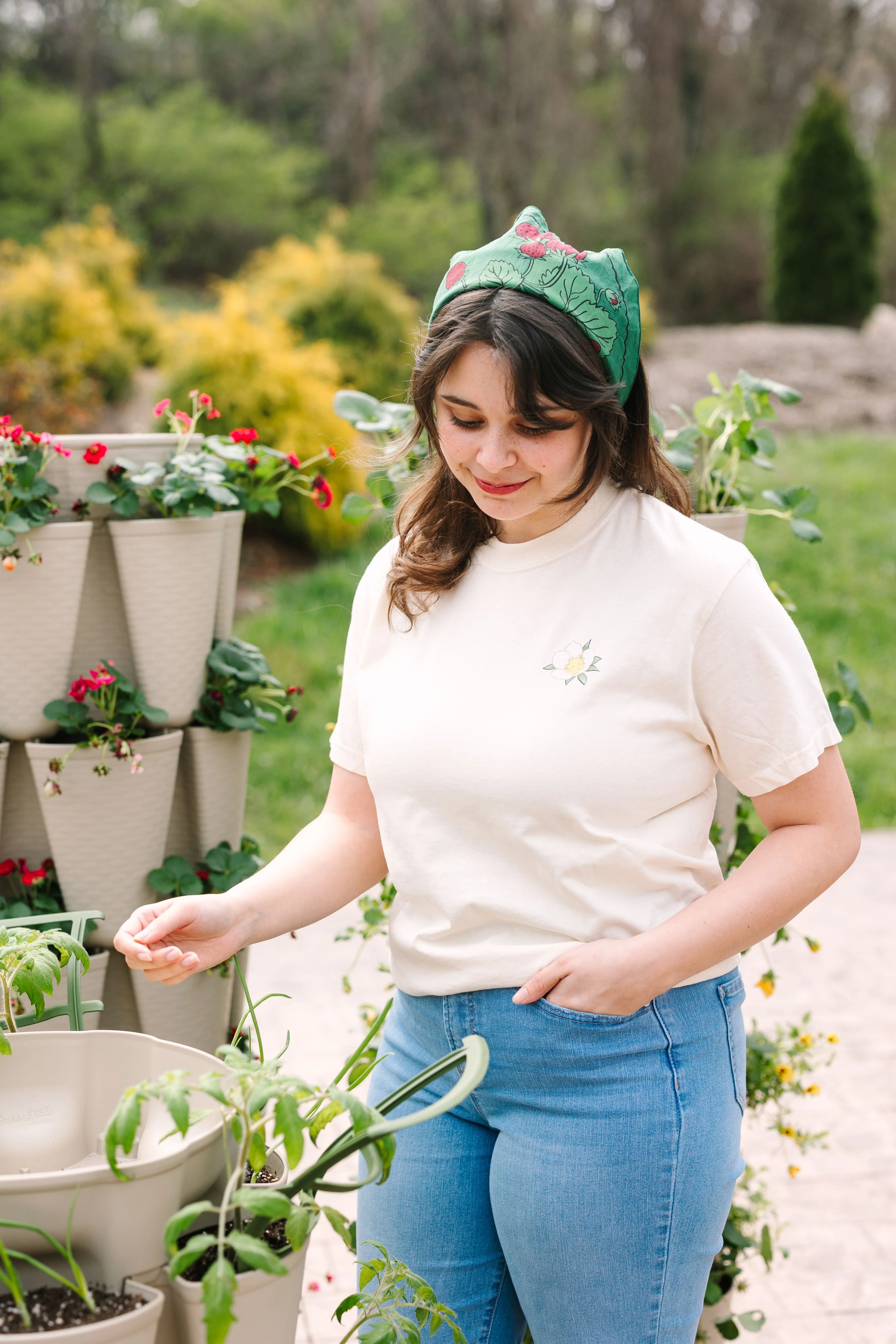 Short Sleeve Strawberry Tee - Image 2